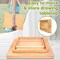 Wood Drafting Table Easel – 17×12.8 in A3 Drawing & Sketching Board for Artists & Students